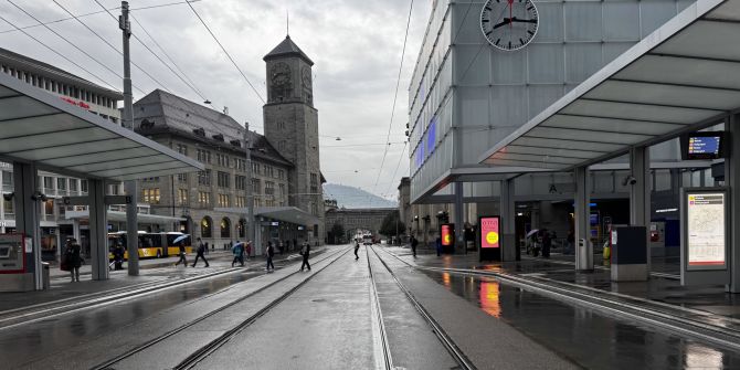 Unfallstelle St. Gallen