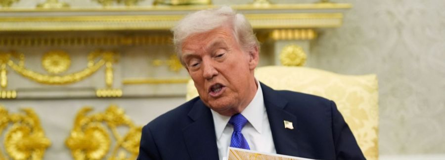 Donald Trump will einen prunkvollen Ballsaal anbauen.