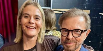 Hazel Brugger und Björn Ulvaeus