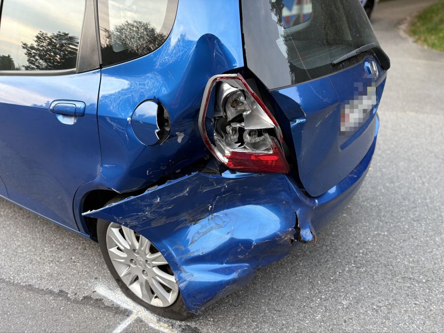 Beim Unfall entstand Sachschaden.