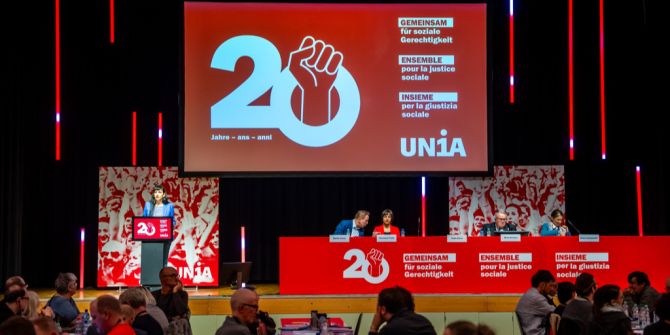 Unia Kongress Gewerkschaft