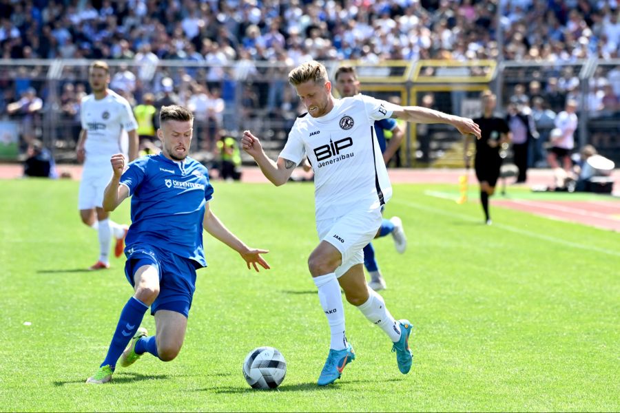 Der 34-jährige deutsche Profi-Fussballer Sebastian Hertner (rechts) starb dabei.