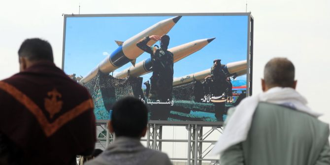Jemen Huthi Raketen