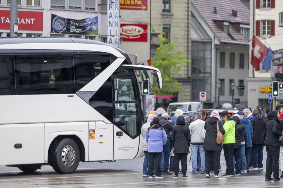 Der Tourismus nimmt in der ganzen Schweiz zu.