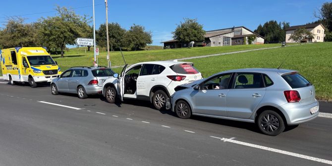 Gossau Auffahrunfall