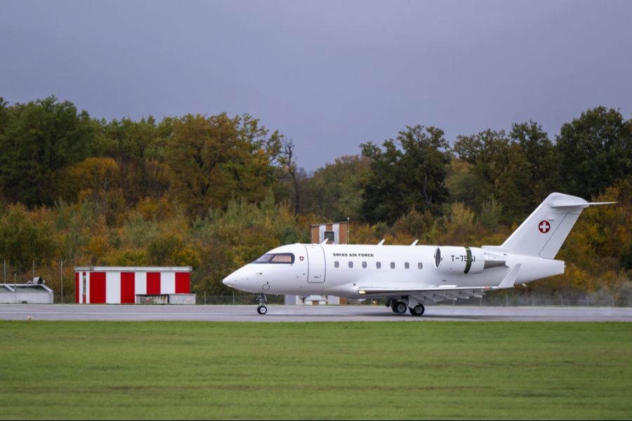 Die Kinder kamen per Flugzeug in die Schweiz.