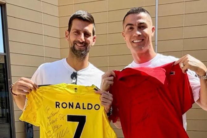 Novak Djokovic Cristiano Ronaldo