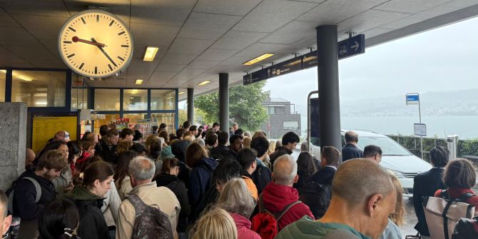 Zugstrecke Unterbruch Goldküste Zürich