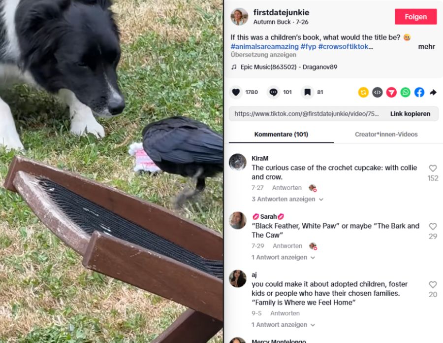 Auch hinter Meekos Spielzeug jagen die beiden zusammen her.