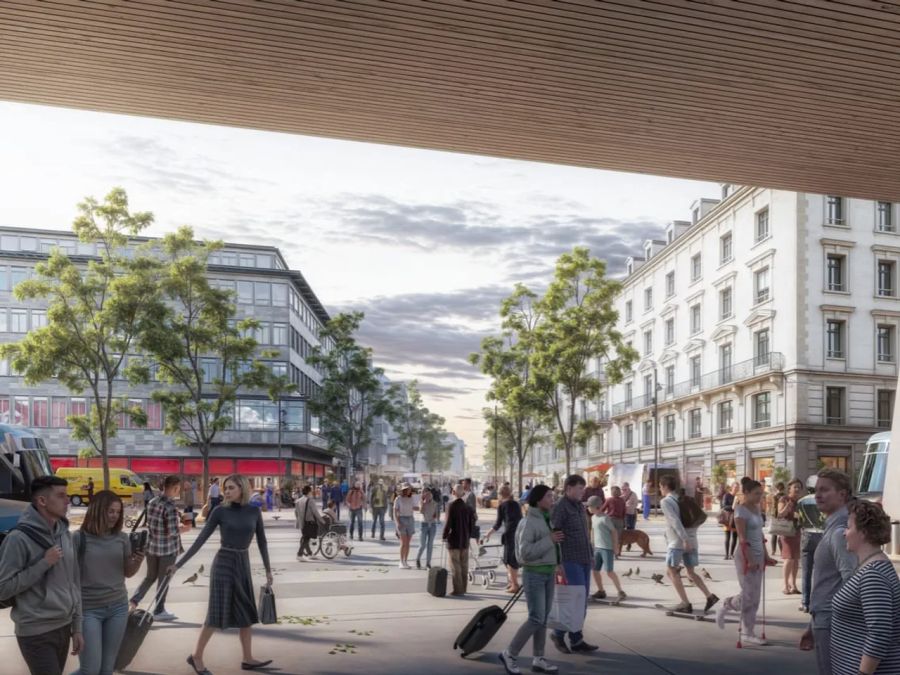 Der Autoverkehr soll dafür künftig stärker am Hauptbahnhof vorbeigeführt werden