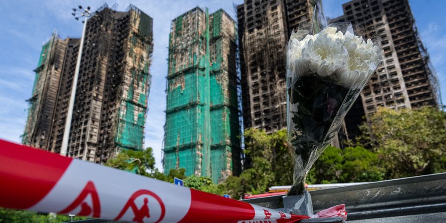 Staatstrauer Brand Hongkong