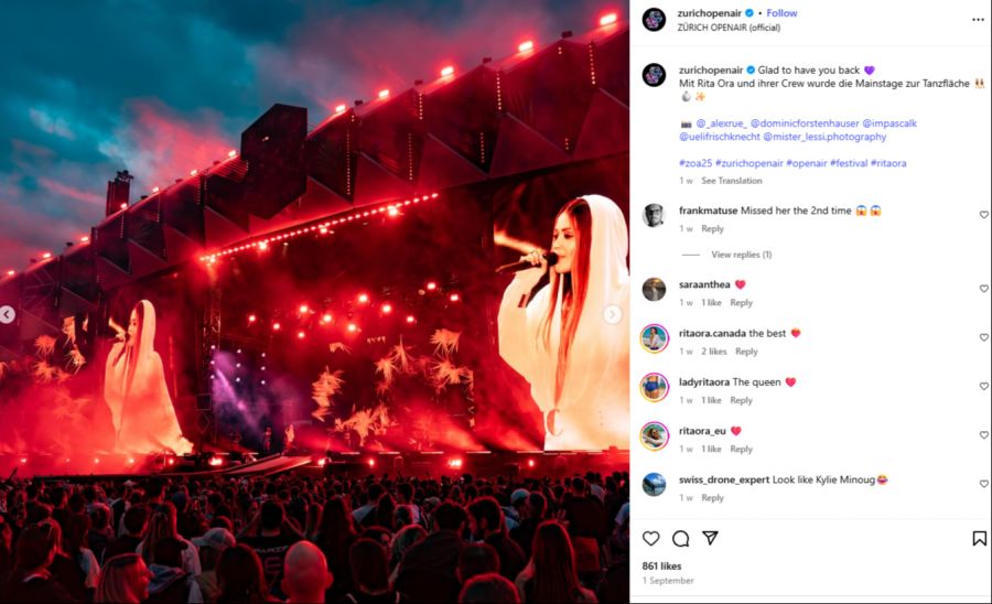 ... oder Rita Ora.
