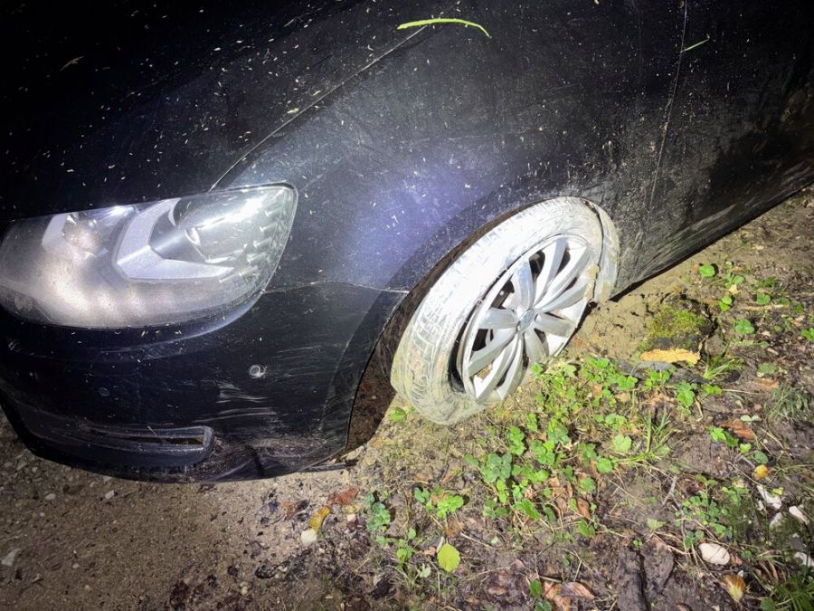 Die Strolchenfahrt endete mit einem Unfall.