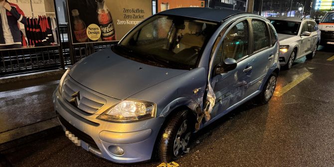 Kollision St. Gallen