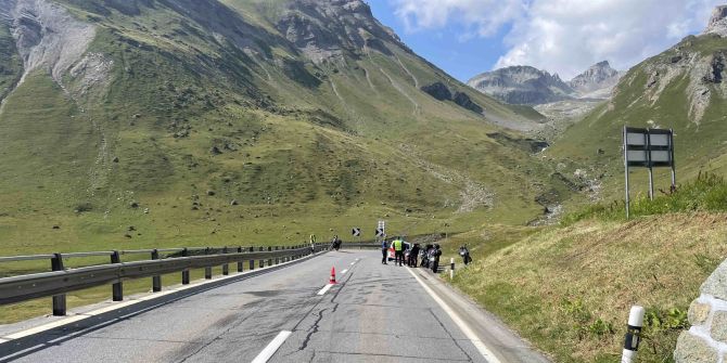 Julierpass Motorradunfall