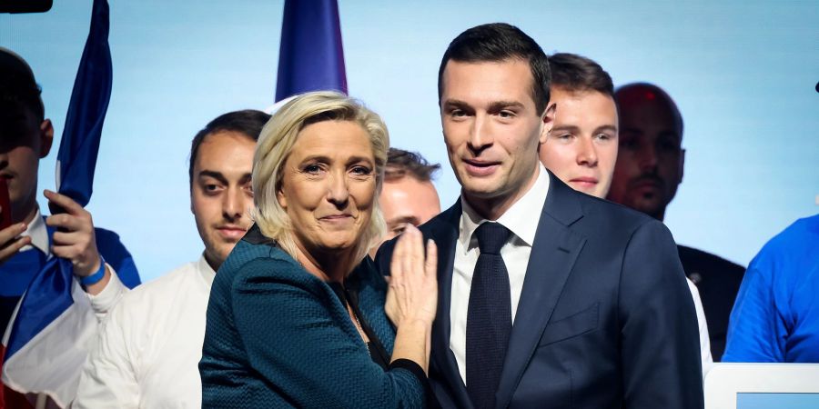 Marine Le Pen und Jordan Bardella