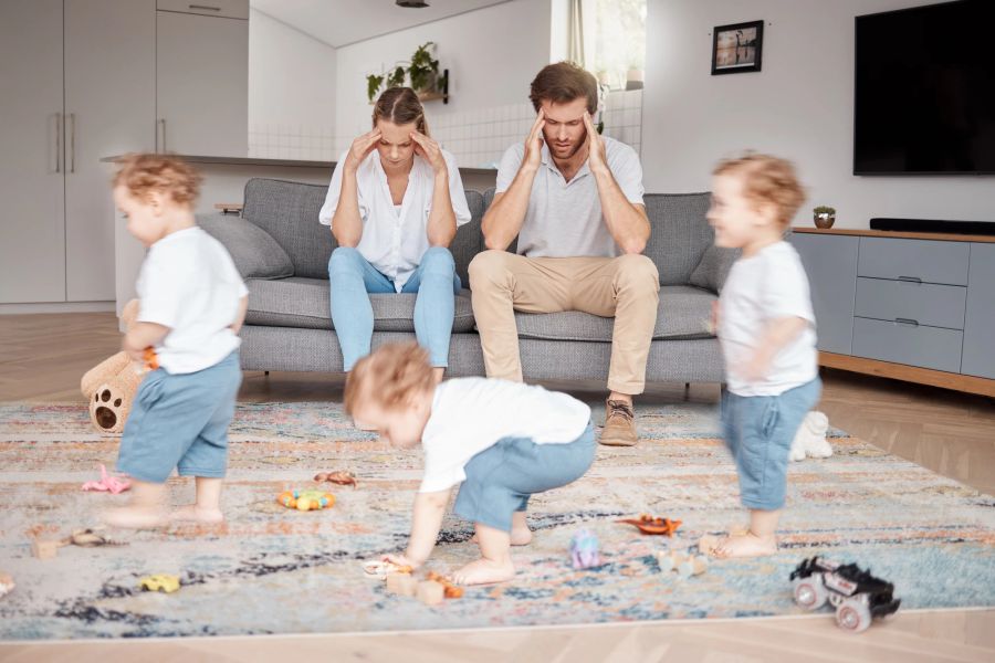 Eltern, Stress und die Beschäftigung mit einem adhs Kind.