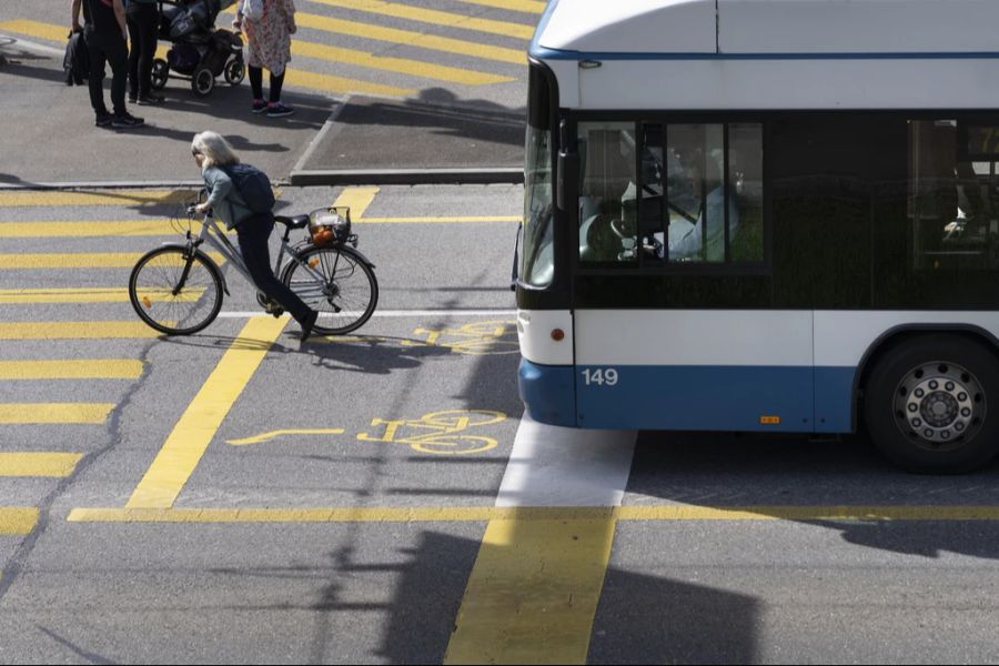 Mit dem Velo ist man oftmals sogar schneller.