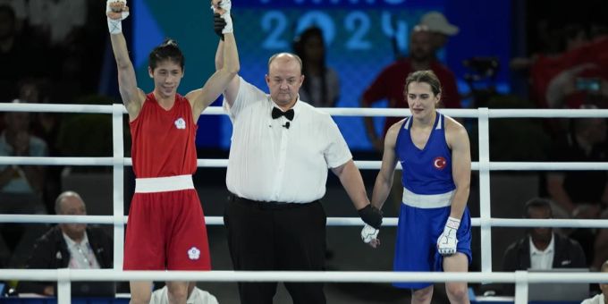 Im Halbfinal musste sich die Türkin Esra Yildiz der Taiwanesin Lin Yu Ting (l.) geschlagen geben. Olympia 2024
