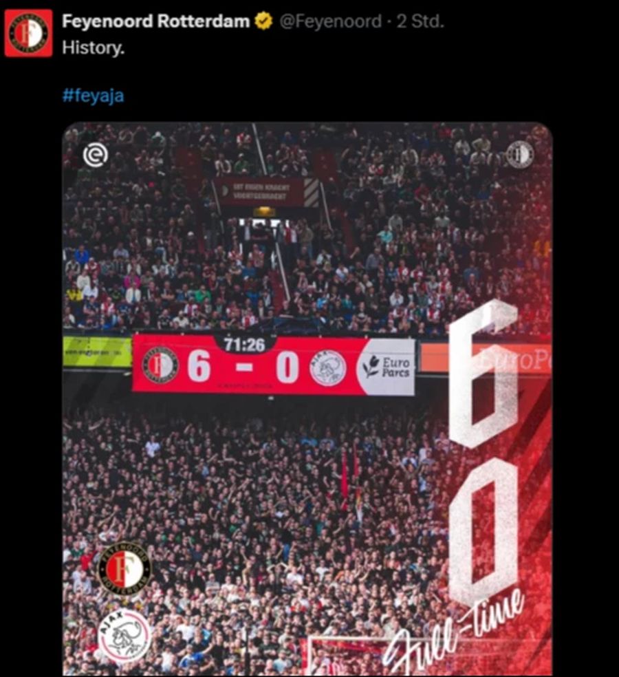 Feyenoord Rotterdam Ajax Amsterdam