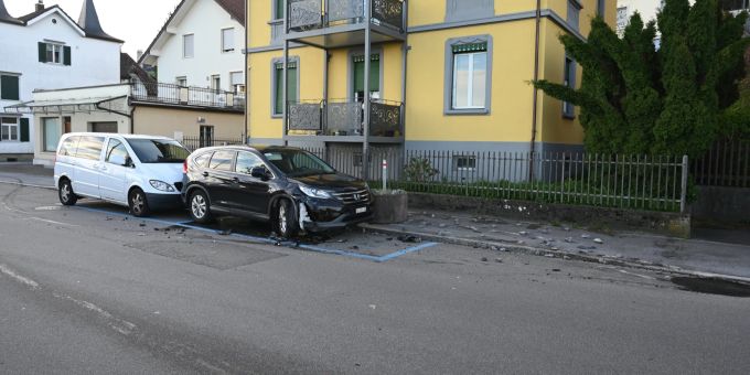 Rorschacherberg SG: Fahrunfähig Unfall verursacht. Rorschacherberg SG