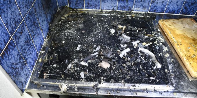 Chur: Bei Küchenbrand verletzt. Bei Küchenbrand verletzt.