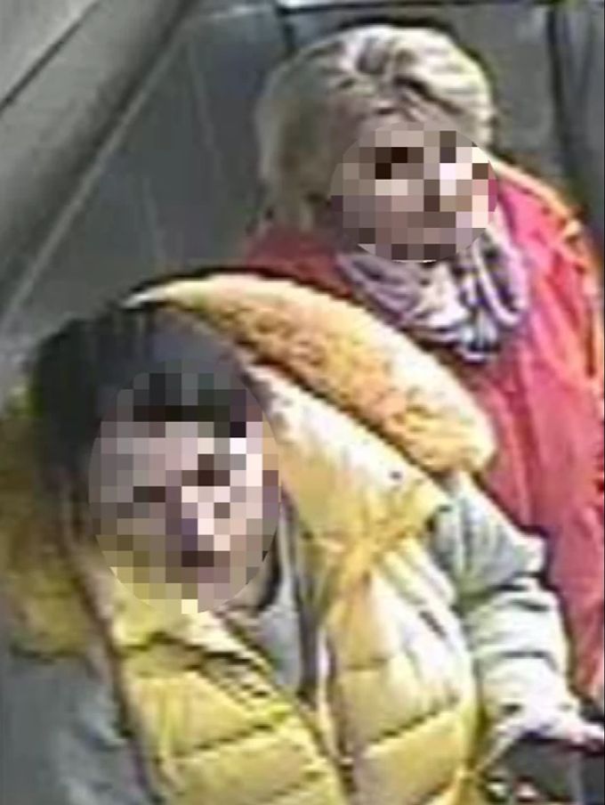 Das Gesicht der Rumänin war gut erkennbar. Bei dem kleinen Meitli mit ihr handelt es sich um ihre Tochter. Danka Serbien