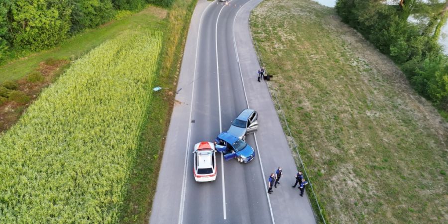 Die Kantonspolizei konnte die Einbrecher in Flaach stoppen und verhaften.