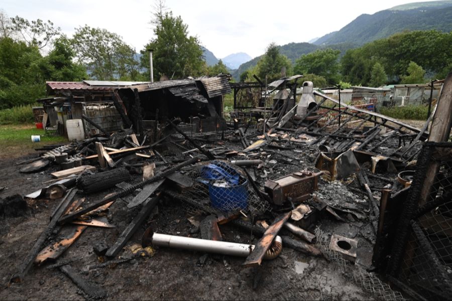 Durch den Brand entstand Sachschaden.