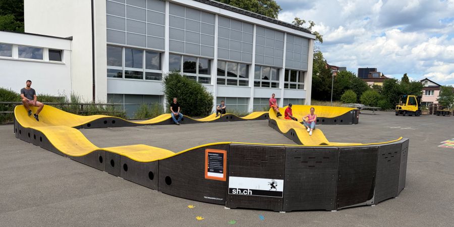 Mobiler Pumptrack
