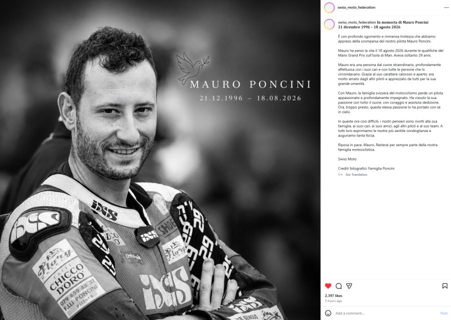 Mauro Poncini Swiss Moto