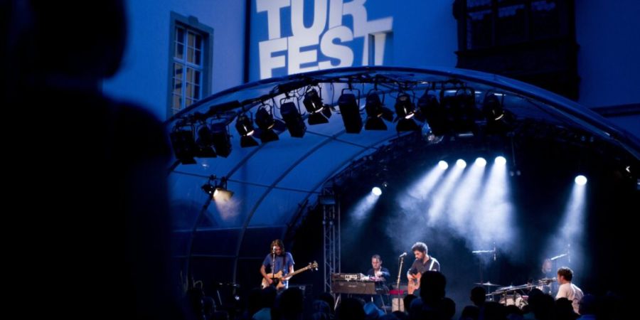 Das St. Galler Kulturfestival gibt es seit 2005. Die Bühne steht jeweils im Innenhof des Kulturmuseums. (Archivbild)