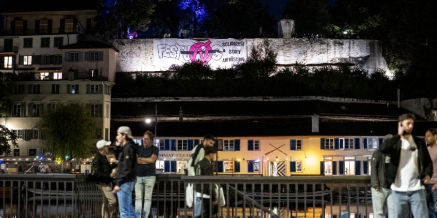 Die rund 100 vermummten Personen hatten den Lindenhof am Freitagabend kurz nach 19.00 Uhr besetzt und das Gelände abgeriegelt