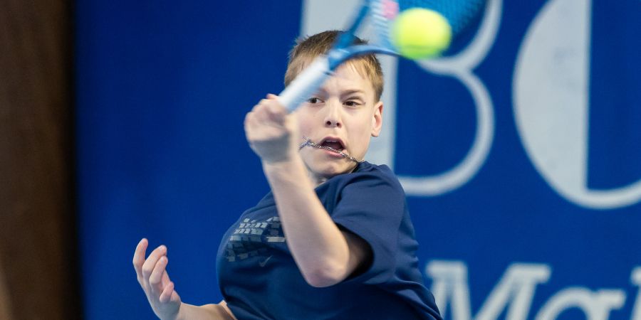 Lennox Jason Fasler vom TC Kraftwerk Laufenburg ist bei den U12-Junioren top gesetzt.