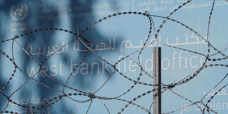 ARCHIV - Die Außenstelle des Hilfswerks der Vereinten Nationen für Palästinaflüchtlinge im Nahen Osten (UNRWA) im Westjordanland und in Jerusalem. Foto: Nir Alon/ZUMA Press Wire/dpa...