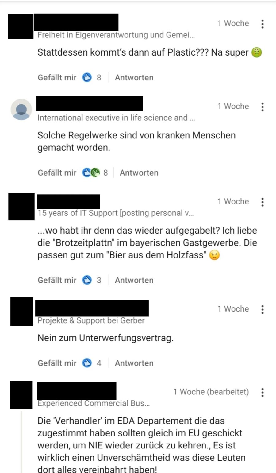 Der Post sorgt für Diskussionen.