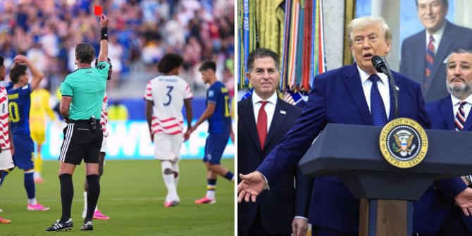 Donald Trump Rote Karte