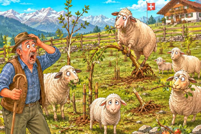 Schadenfall des Monats: Appetit einer kleinen Herde