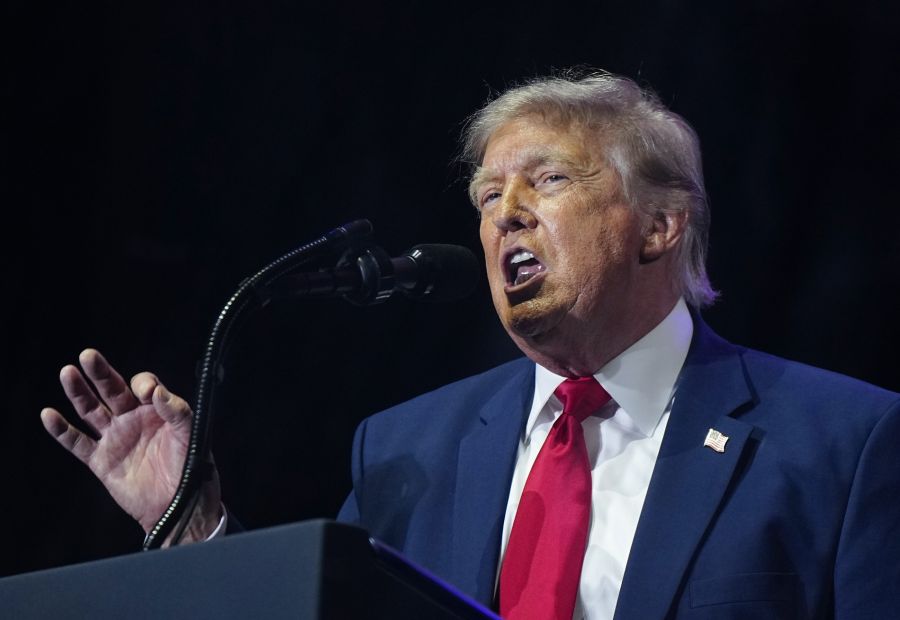 Ist mit seiner eigenen Partei aktuell nicht zufrieden: US-Präsident Donald Trump.