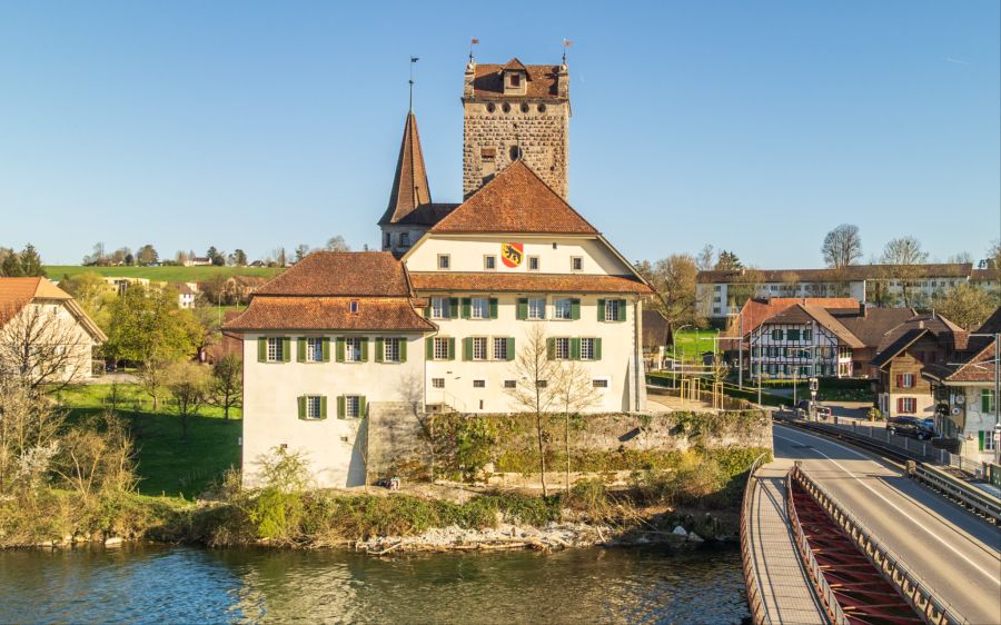 Das Schloss Aarwangen im Oberaargau.