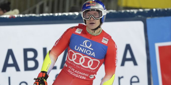 Marco Odermatt darf sich in Schladming über seinen nächsten Podestplatz freuen. Marco Odermatt
