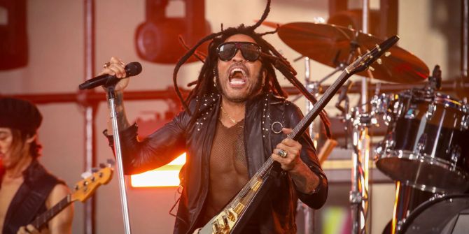 US-Rockstar Lenny Kravitz