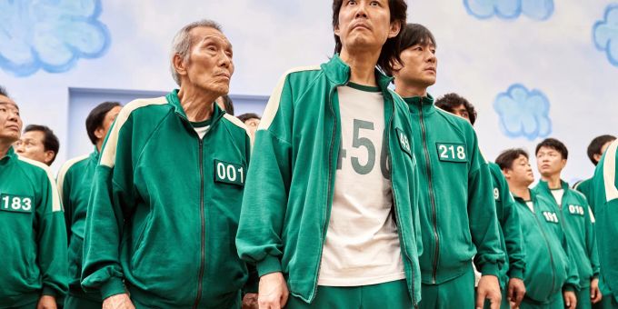 Lee Jung-Jae (M) erinnert an die Idee hinter «Squid Game». Lee Jung-Jae (M) erinnert an die Idee hinter «Squid Game».
