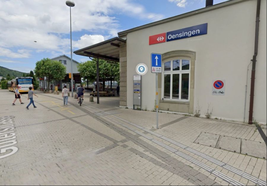 Der Vorfall ereignetensich am Bahnhof Oensingen.