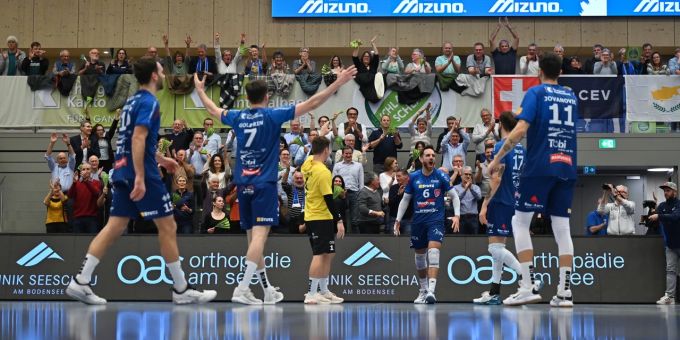Volley Amriswil qualifiziert sich im CEV Cup für die nächste Runde. Volley Amriswil