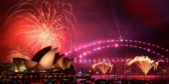 New Year's Eve celebrations in Sydney.