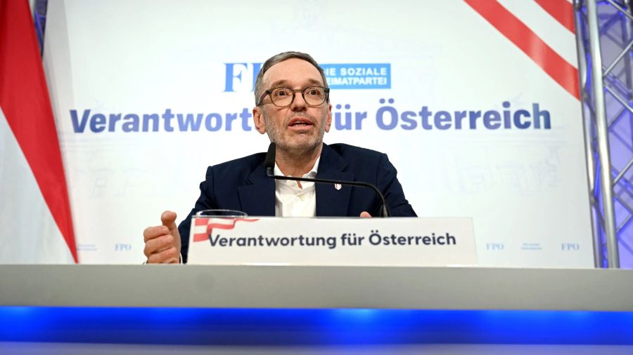 Herbert Kickl könnte in Österreich bald Kanzler werden.