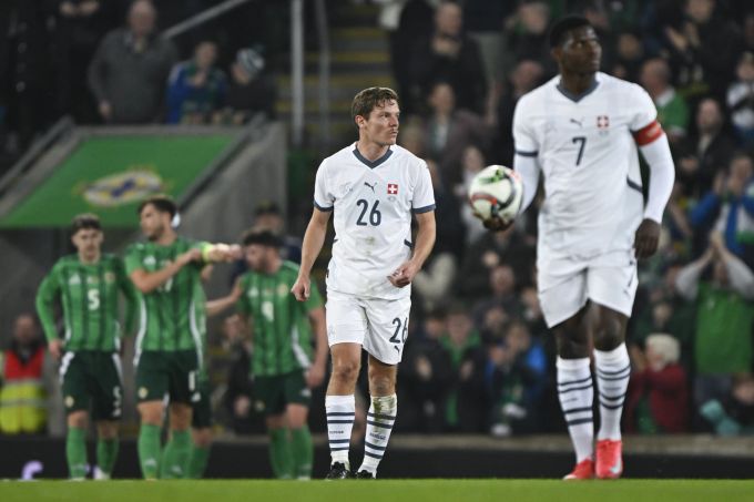 Gegen Nordirland musste sich die Schweizer Nati mit einem 1:1 begnügen. Schweizer Nati