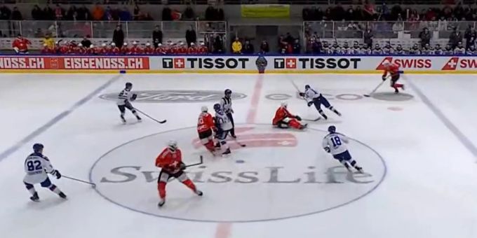 Die Schweizer Hockey-Nati beim WM-Test gegen die Slowakei. Hockey