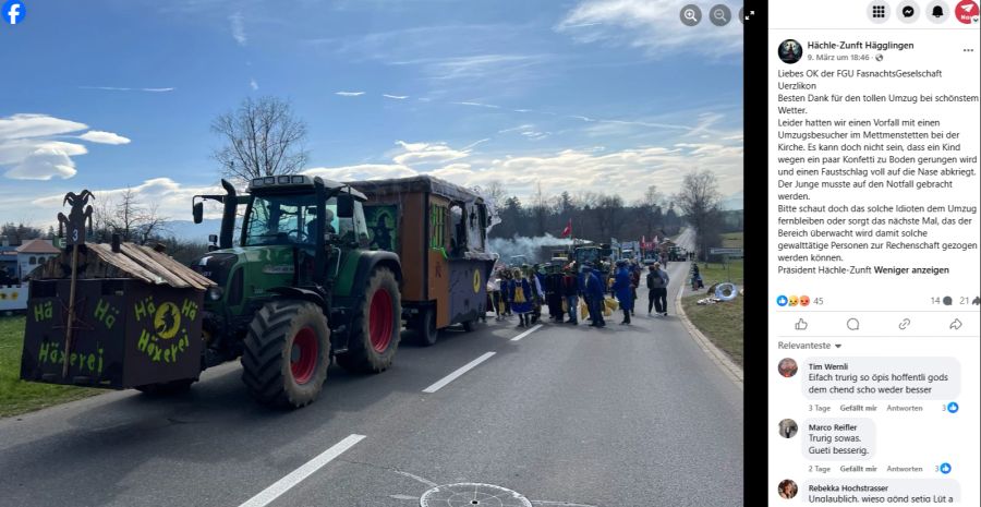 Fasnacht Zunft Angriff